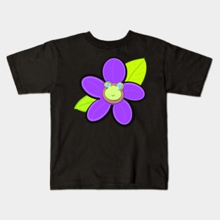 Friggin Flower Froggy Kids T-Shirt